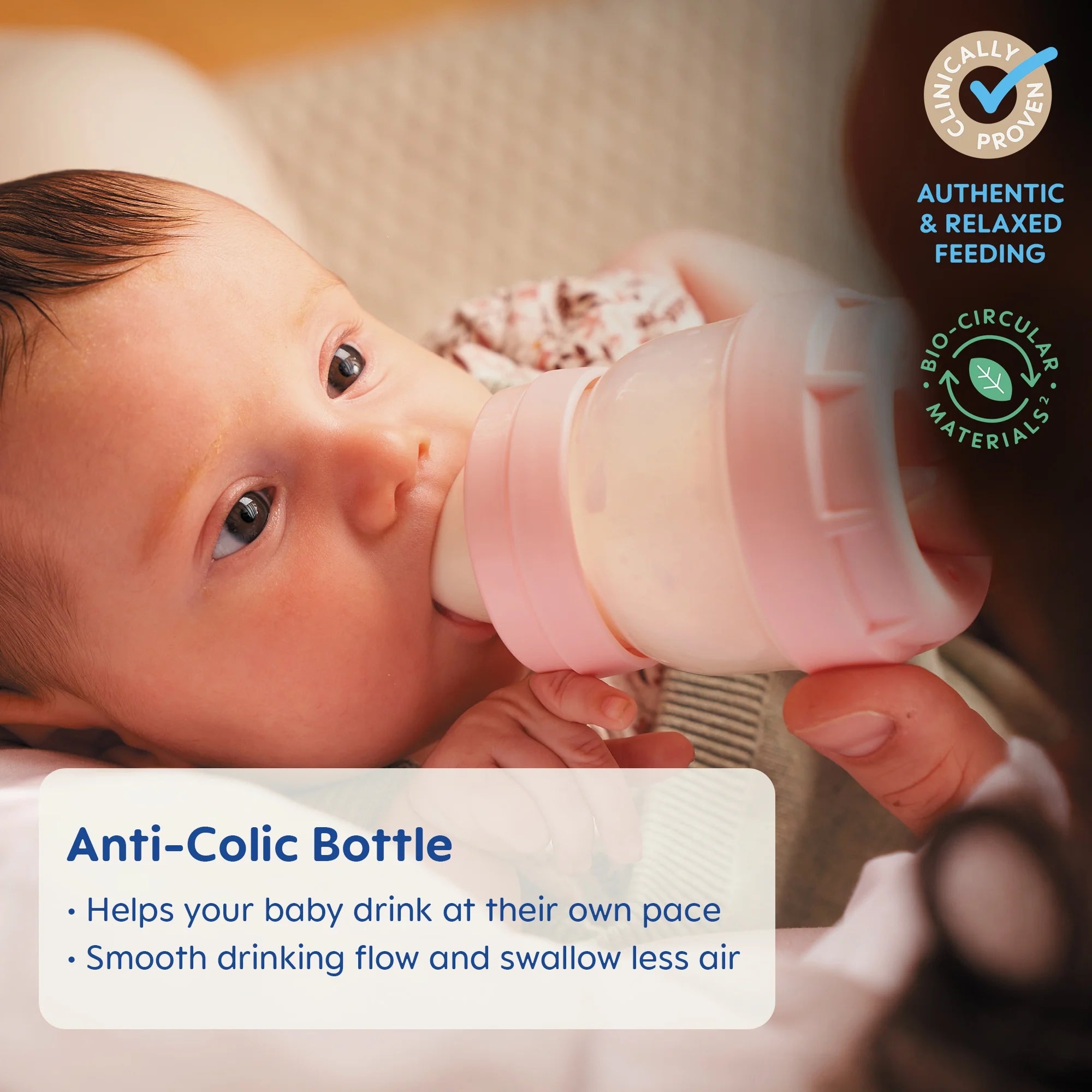 Easy Start Anti-Colic Matte Bottle 5 Oz, 2 Pack Sage