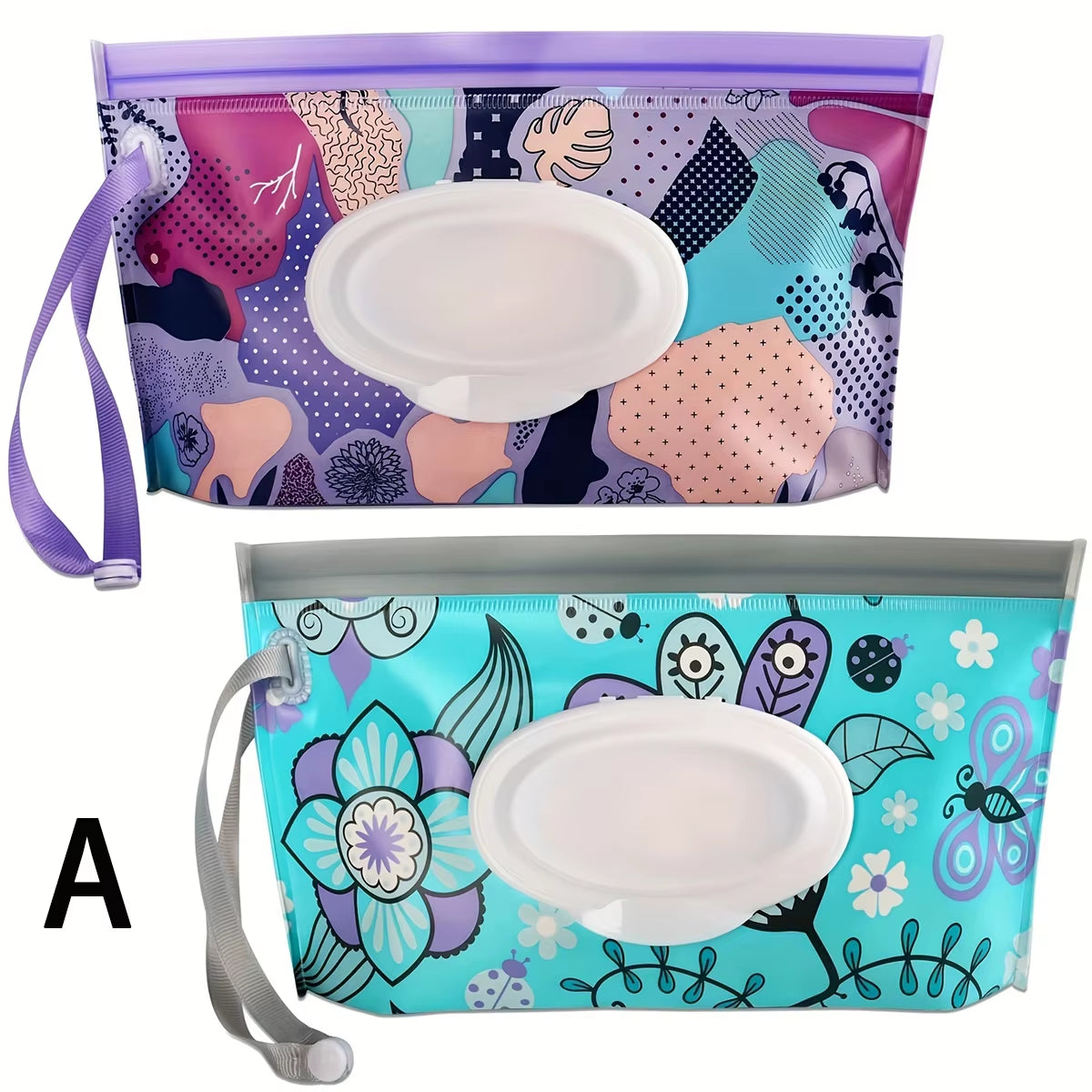 Baby Wipe Case, Travel Tissue Holder, Wet Wipes Storage Bag, Reusable Wet Wipe Pouch for Travel，Mask Bags，Tissue Bags，Wet Wipes
