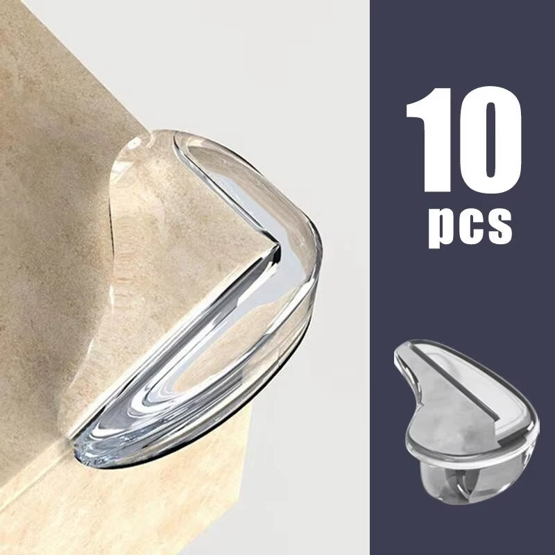 10PCS/4PCS Clear Anti-Collision Coffee Table Furniture Corner Protectors Children'S Soft Corner Sheathing Living Room Decor
