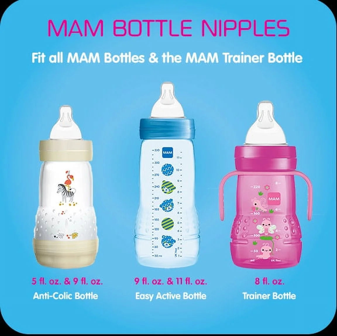 Bottle Nipples, 2 Pack